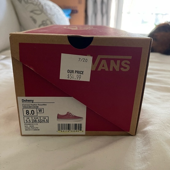 Vans plimsolls Authentic red color - Picture 6 of 6